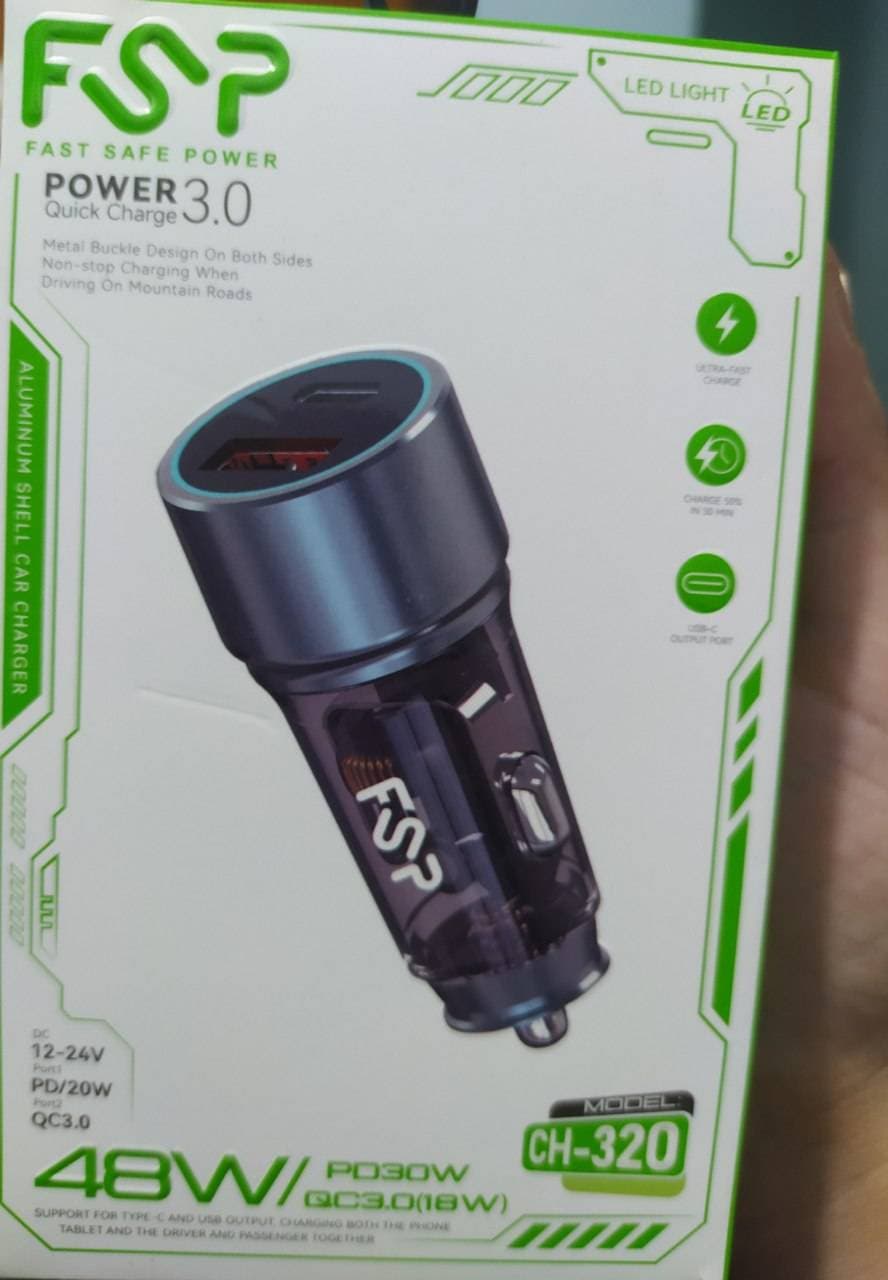 شارژر فندکی 48 وات CH-320 