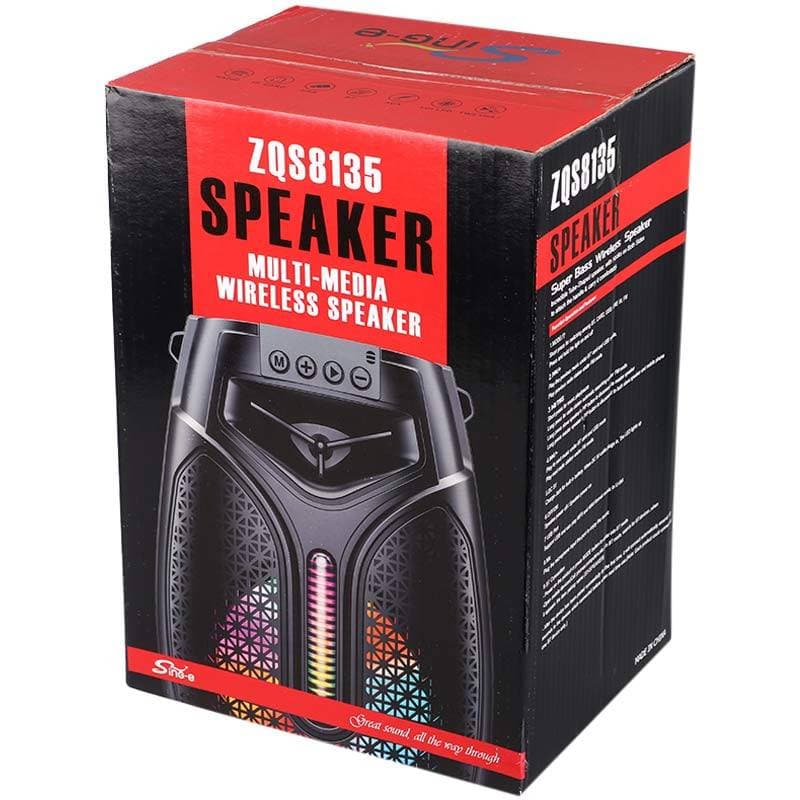 اسپیکر بلوتوثی فلش خور Sing-E ZQS8135 همراه با میکروفون